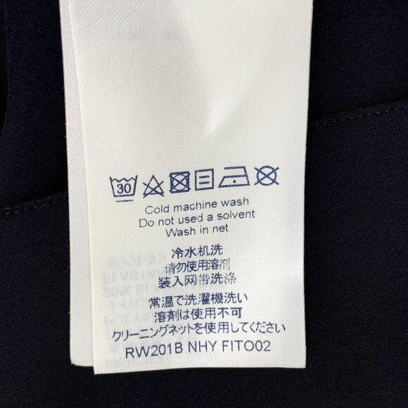 DW0129 Louis Vuitton Two-Tone Sleeveless Peplum Top With Monogram Details - Picture 7 of 8